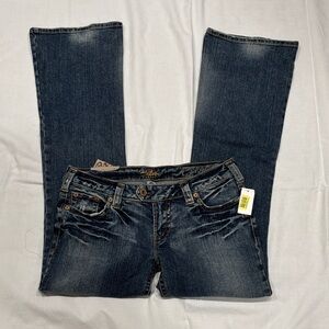 Silver Jeans Women's Dark Blue Boot Cut Jeans